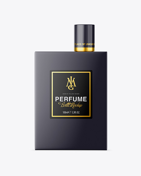 Glossy Perfume Bottle Mockup