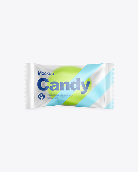 Candy in Frosted Pack Mockup