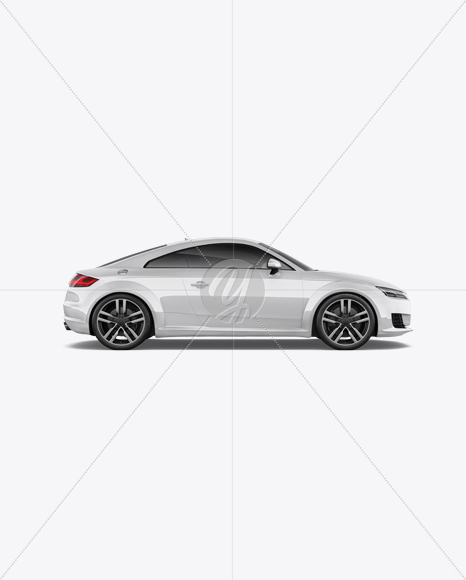 Audi TT Mockup - Side View