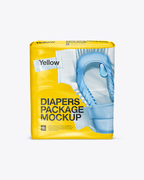 Diapers Packaging Mockup