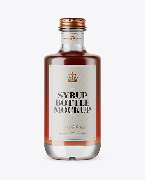 Maple Syrup Bottle Mockup