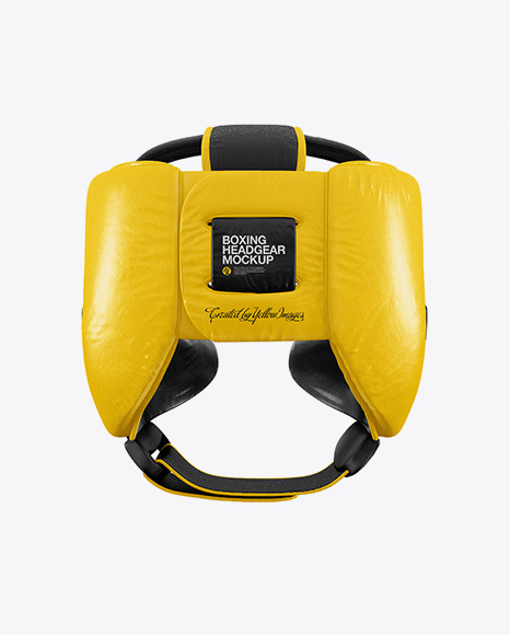 Boxing Headgear Mockup - Front View