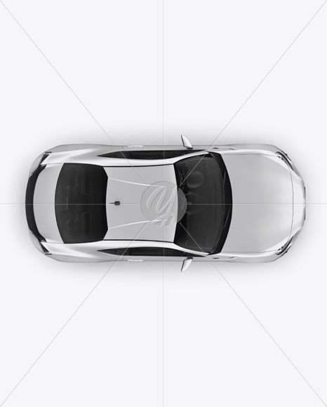 Toyota GT86 Mockup - Top View