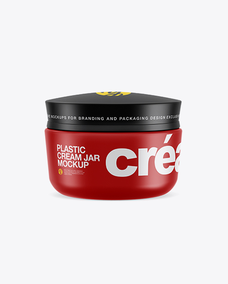 50ml Matte Cream Jar Mockup