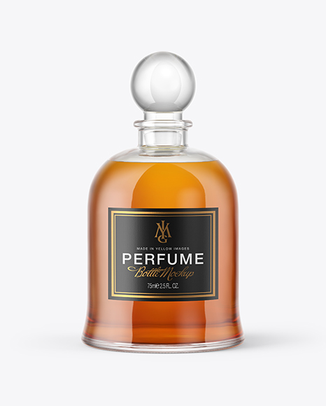 Glass Perfume Bottle Mockup