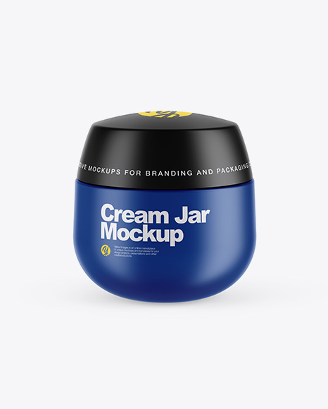 Matte Cream Jar Mockup