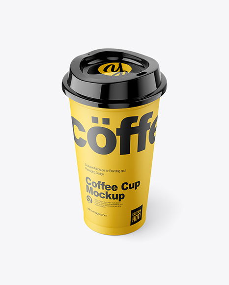 Closed Coffee Cup Mockup