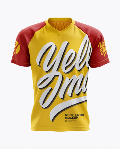 Men’s MTB Trail Jersey mockup (Front View)