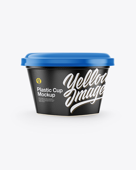 Plastic Cup Mockup - Front View