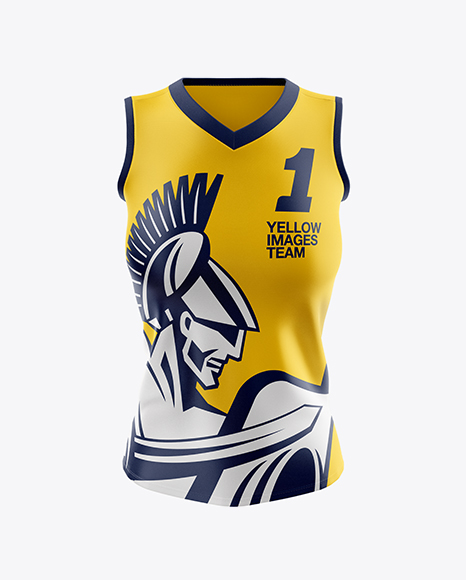 Women’s Basketball Jersey Mockup - Front View