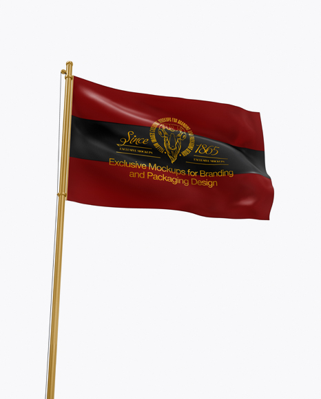 Flag Mockup - Front View