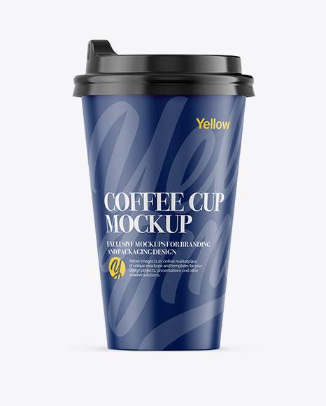 Coffee Cup Mockup - Front View