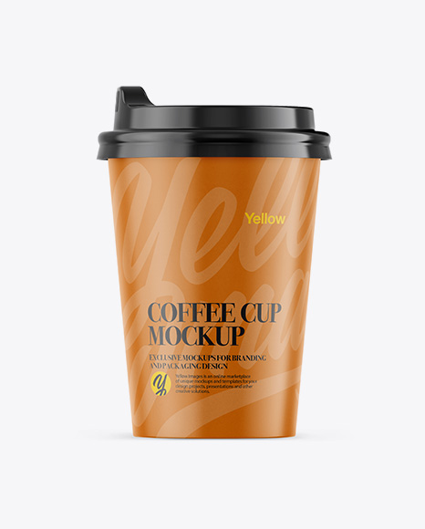 Coffee Cup Mockup - Front View