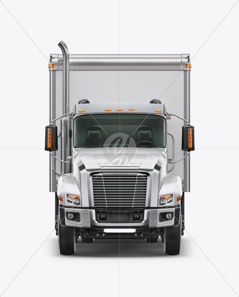 Box Truck Mockup - Front View