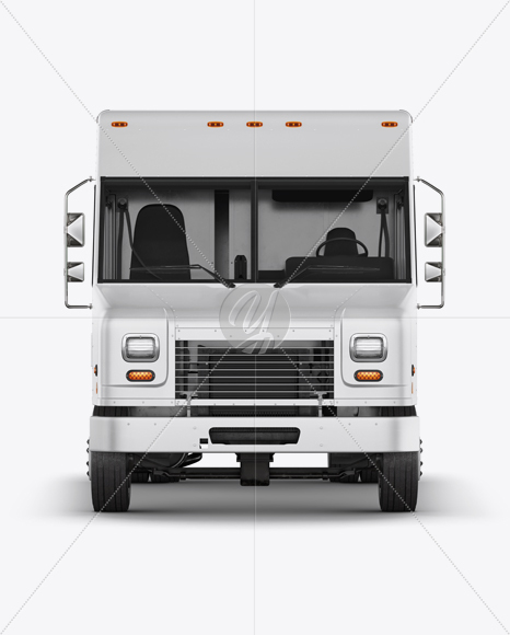 Food Truck Mockup - Front View