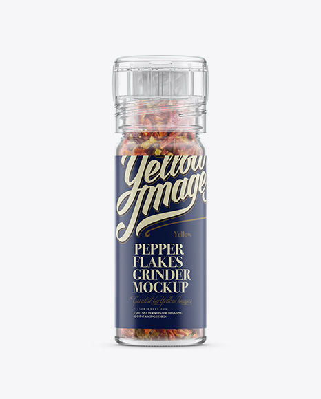 Pepper Flakes Grinder Mockup