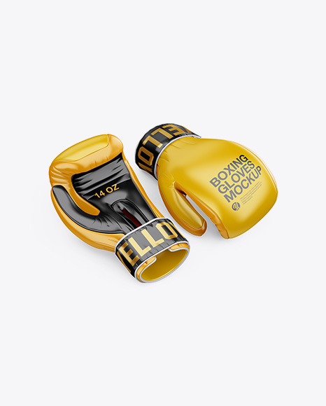 Two Boxing Gloves Mockup