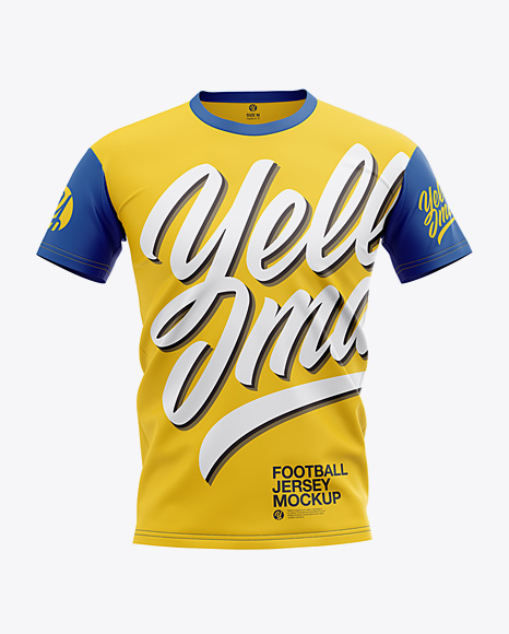 Men’s Football Jersey Mockup - Front View
