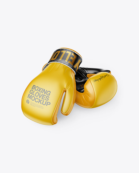 Two Boxing Gloves Mockup