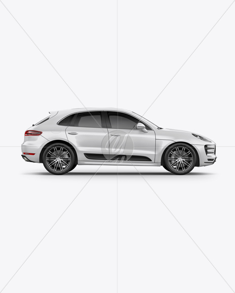 Luxury SUV Crossover Mockup - Side view