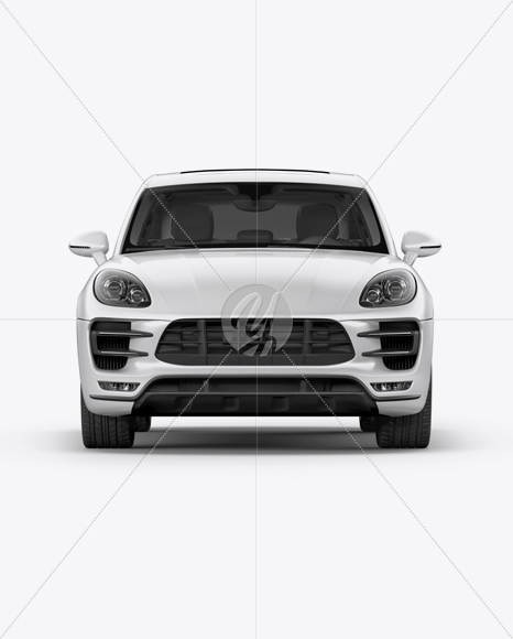 Luxury SUV Сrossover Mockup - Front View