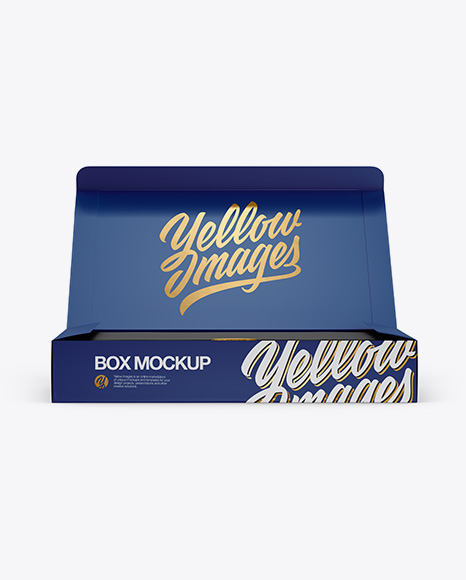 Opened Matte Box Mockup - Front View