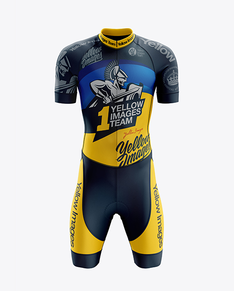 Men’s Cycling Skinsuit mockup (Front View)