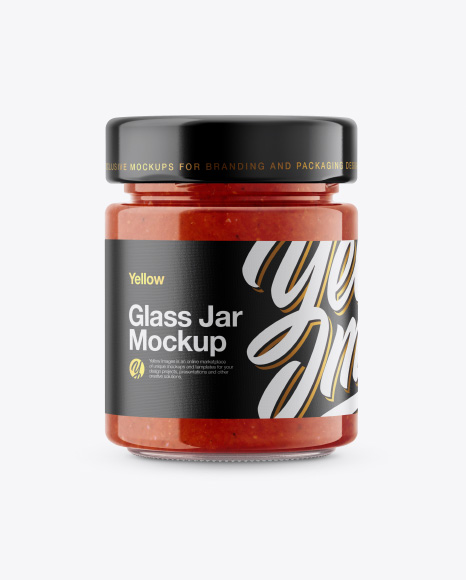 Glass Jar Mockup