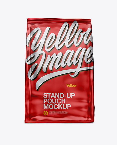 Stand Up Metallic Pouch - Front View