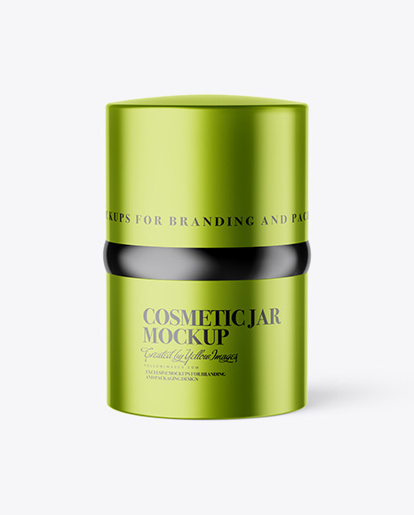 20ml Metallic Cosmetic Jar Mockup