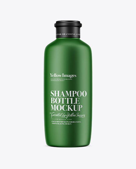 Matte Shampoo Bottle Mockup