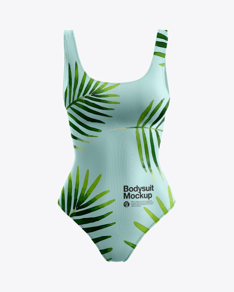 Women's Bodysuit Mockup - Front View