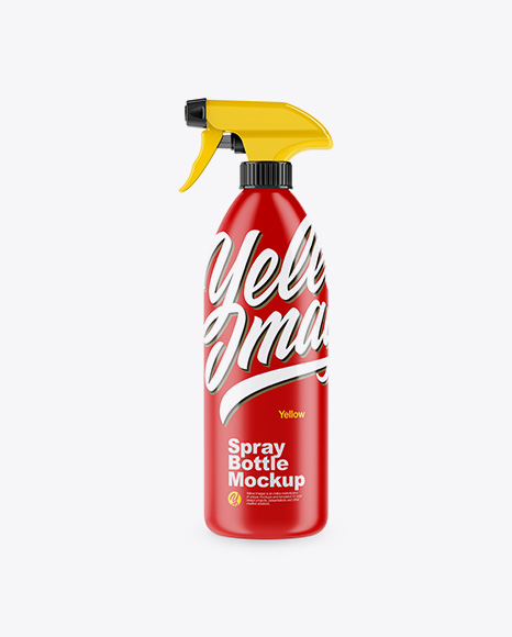 35oz Spray Bottle Mockup