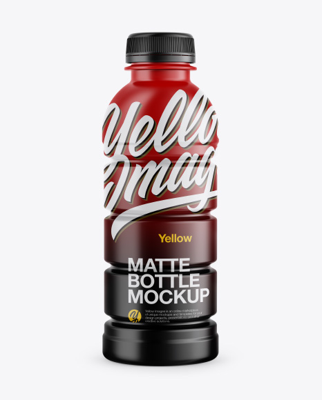 Matte PET Bottle Mockup
