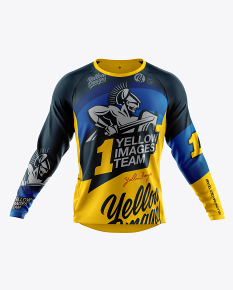Men’s Cycling Jersey Mockup - Front View