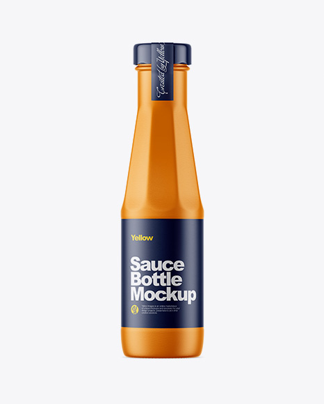 Ceramic Sauce Bottle Mockup