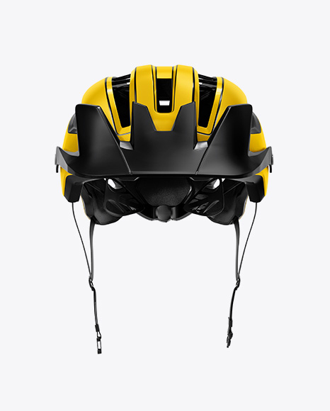 Cycling Helmet Mockup - Front View