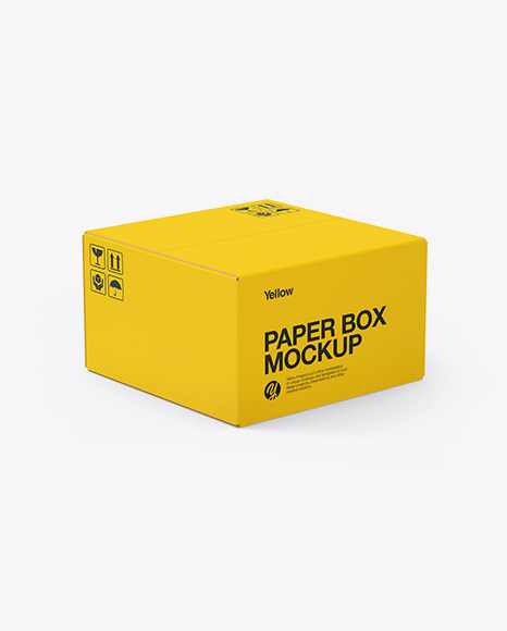 Paper Box Mockup