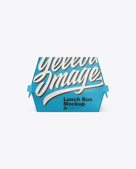 Matte Lunch Box Mockup