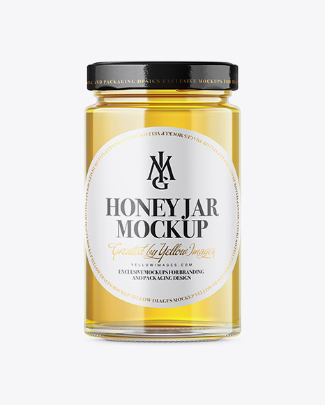 Pure Honey Jar Mockup