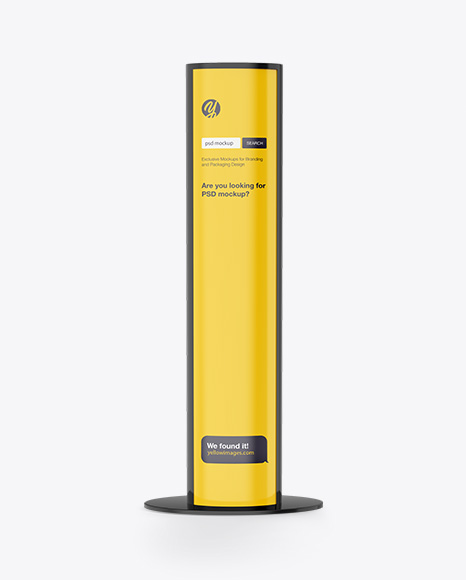 Advertising Stand Mockup - Front View