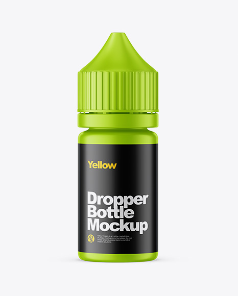 30ml Matte Dropper Bottle Mockup