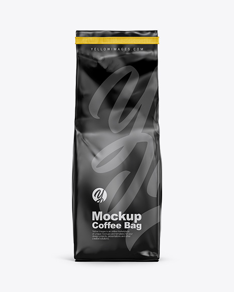 Glossy Coffee Bag Mockup