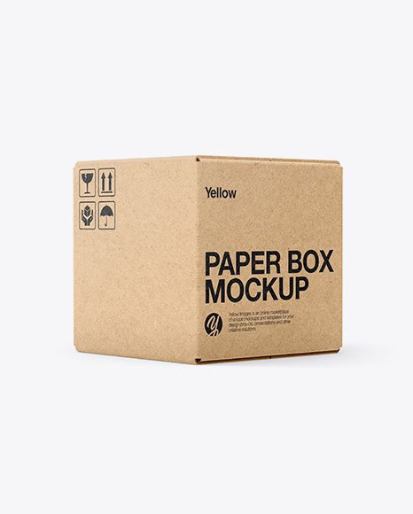 Kraft Box Mockup