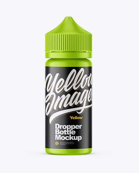 100ml Matte Dropper Bottle Mockup