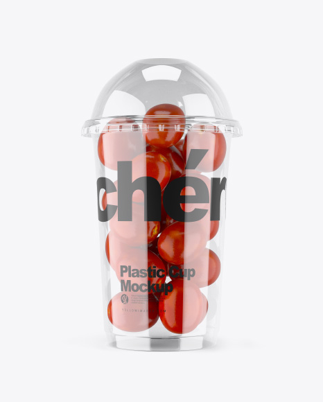 Cup with Cherry Tomatoes Mockup