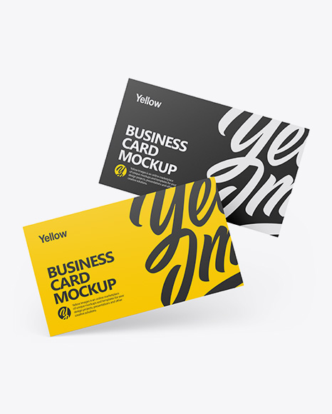 Two Business Cards Mockup
