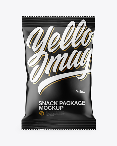 Matte Snack Package Mockup