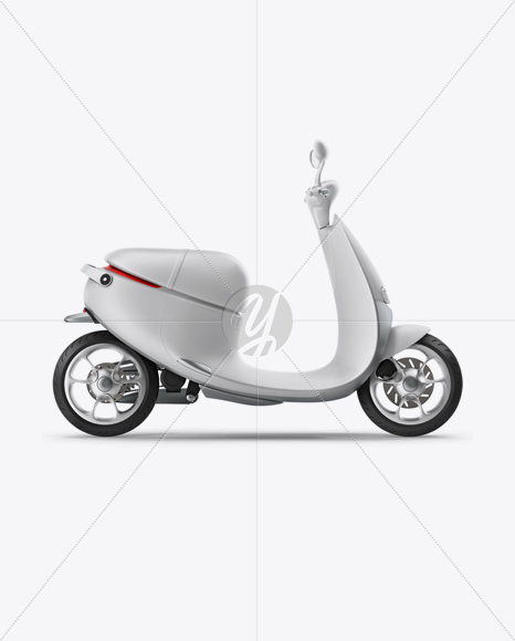 Scooter Mockup - Right Side View