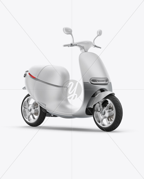Scooter Mockup - Half Side View
